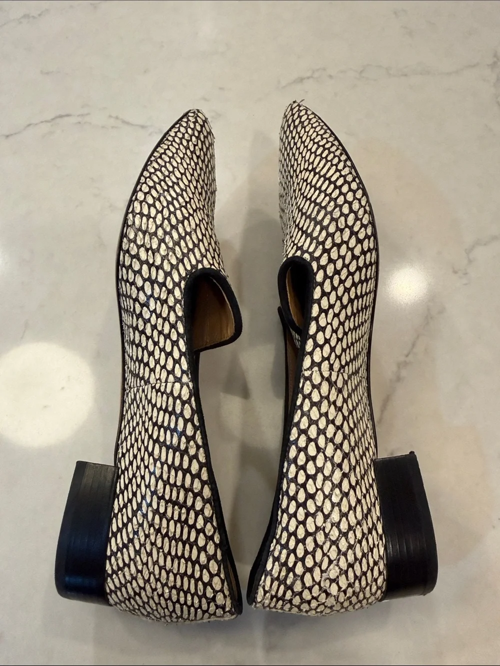 Tory Burch Pascal Pointy Toe Loafer in King Cobra Size 9